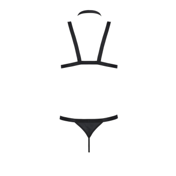 PASSION 039 Set String und Harness S-XXXL schwarz PM10007