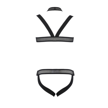 PASSION 043 Set Jock String und Gurt S-XXXL schwarz PM10005