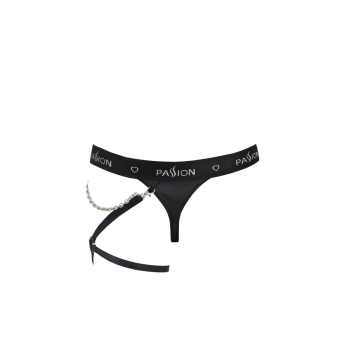 PASSION 058 String Lederoptik S-XXXL schwarz PM10035