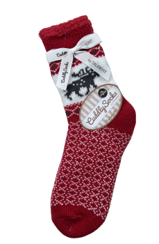 TAUBERT 732143-588 KUSCHELSOCKEN dick SKANDI 1 Paar rosso