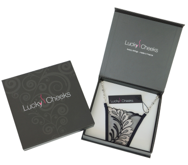 LUCKY CHEEKS Sonderpreis Luxury String SILVER MOON - LC151SM Gr. XL