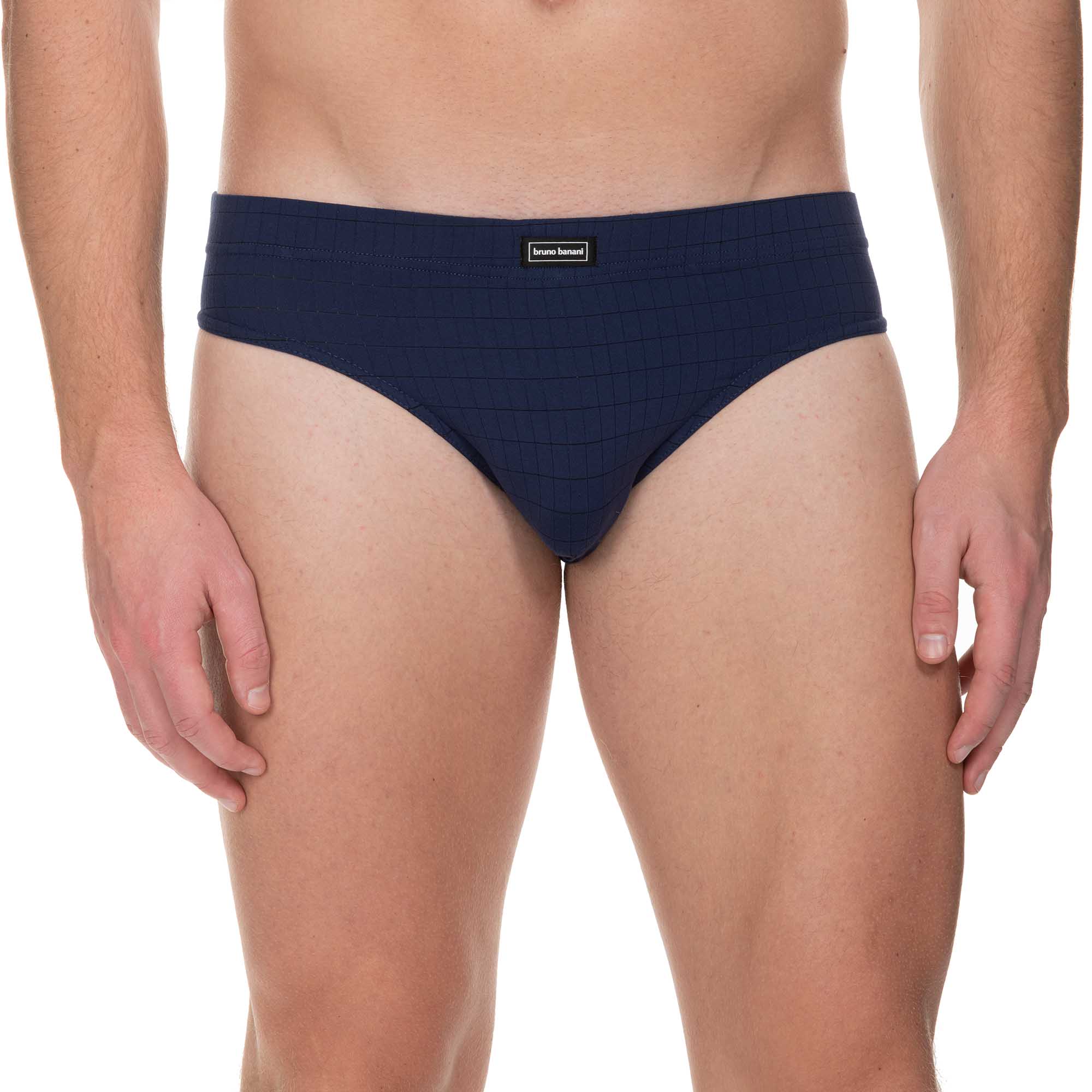 Slip Uomo Bruno Banani A Strisce, Morbido In Microfibra (Poliammide, Poliestere, Elastan) - Colore Nero Con Dettagli Rame