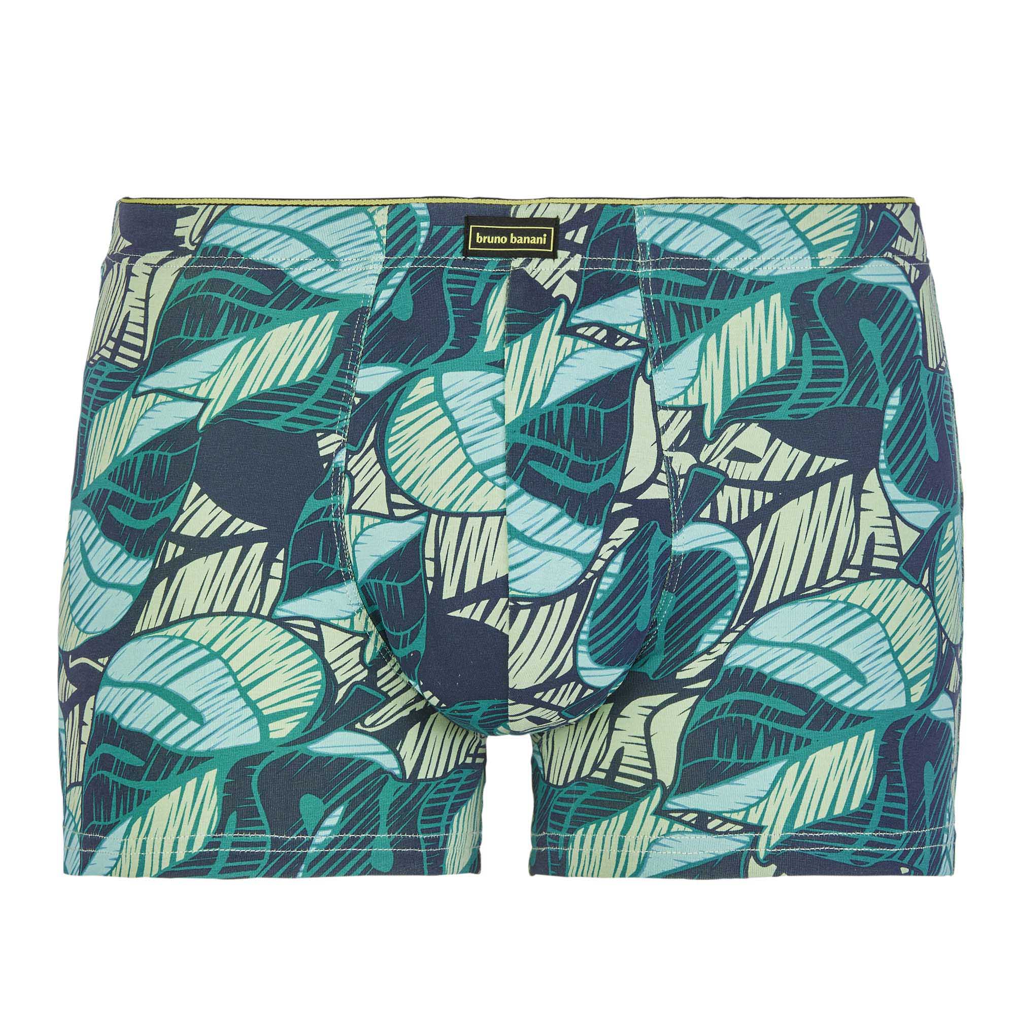 Bruno Banani Boxer Corti Uomo – Blue Bird – Stampato, In Poliestere Ed Elastan, Vita Elastica