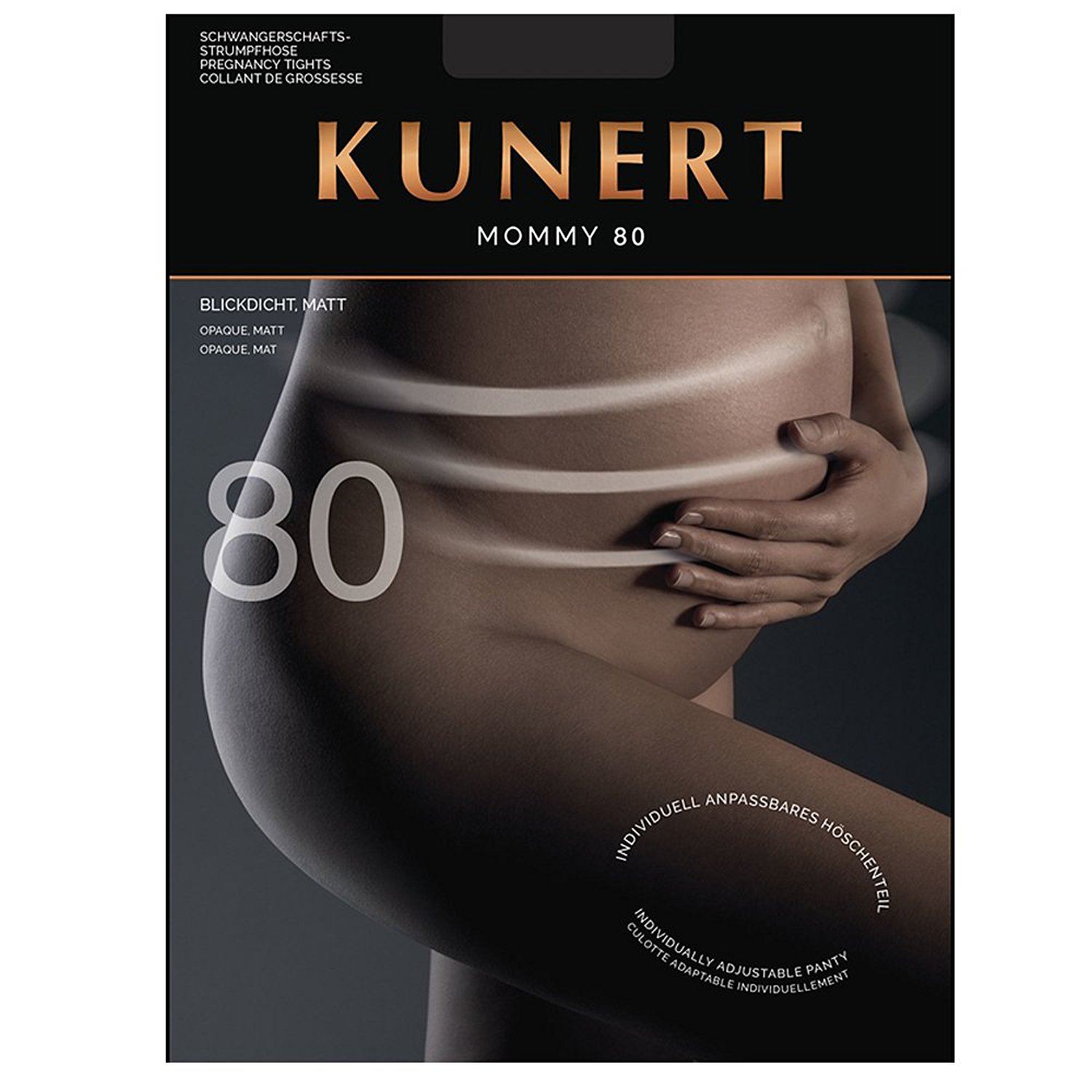 Black 0500 KUNERT Damen Schwangerschafts-Leggings Mommy 80 Schwarz 38//40