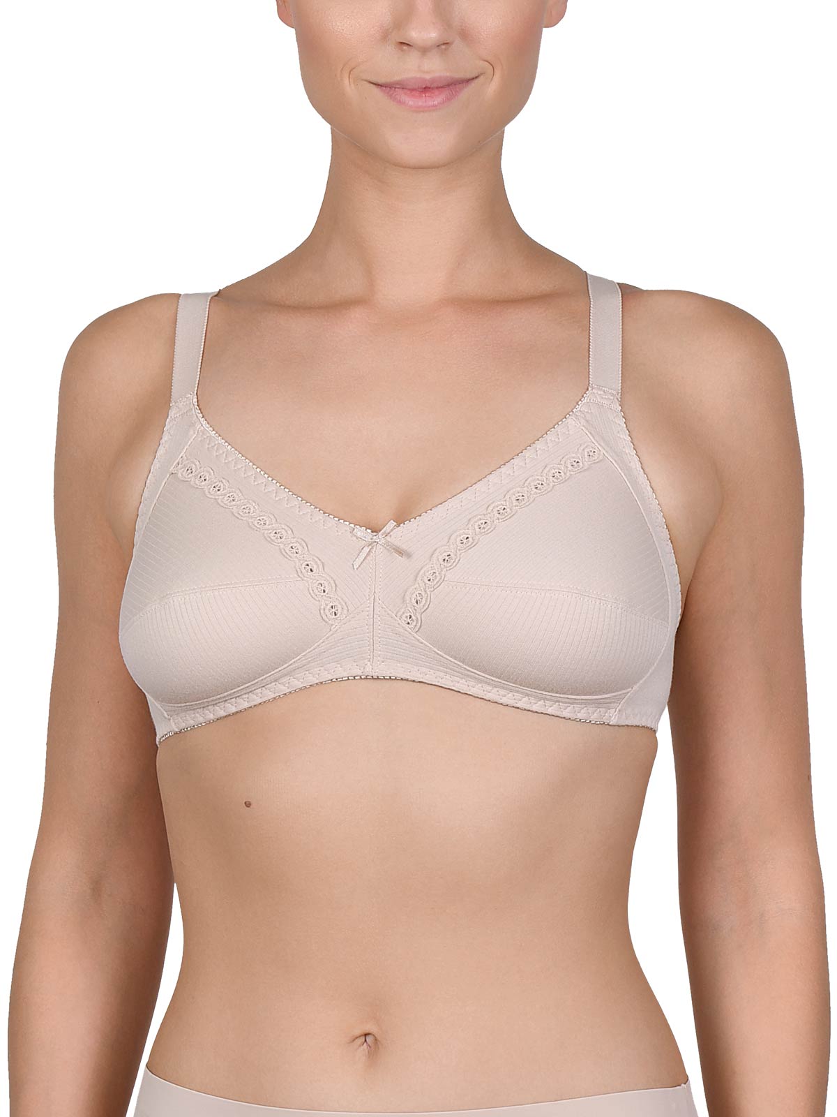 mm-dessous - NATURANA 86545 Soft BH Baumwolle 75 - 100, A-F weiß