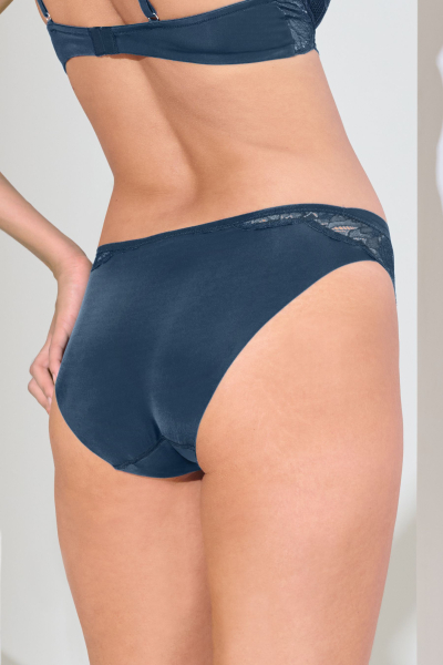 LISCA 012374 CHARISMA Slip mit Spitze 36-46 cosmic blue KZ