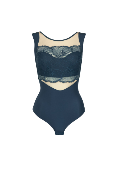 LISCA 013121 CHARISMA Brasil Body mit Spitze 36-44 cosmic blue KZ