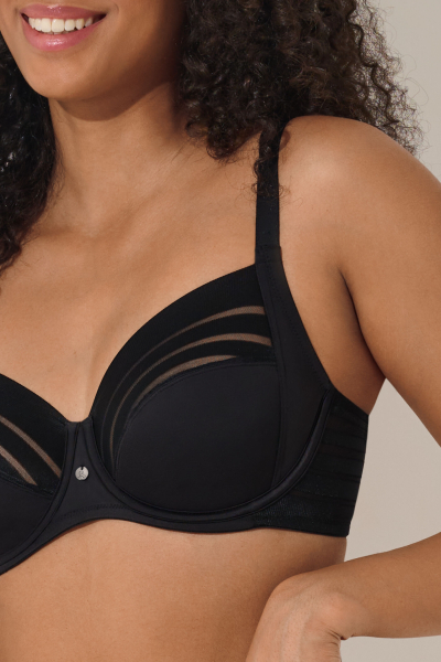 LISCA 80G SONDERPREIS 020148 ALEGRA Bügel BH mit Netz schwarz 02