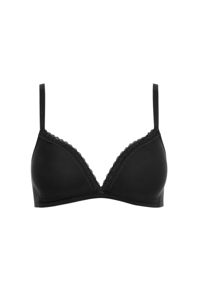 LISCA 020285 INES Soft BH Baumwolle mit Schale A-C, 70-85 schwarz 02