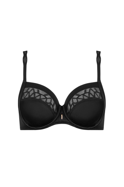 LISCA 85F SONDERPREIS 020374 OPAL Bügel BH mit Spitze schwarz