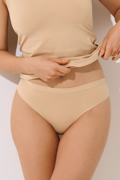 LISCA 022281 KAIA Basic Slip Baumwolle S-XL beige NU