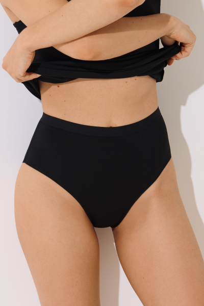 LISCA 022282 KAIA Taillen Slip mit Baumwolle M-XXL schwarz 02