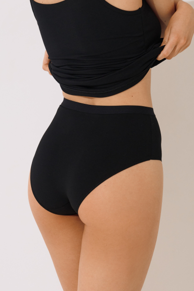 LISCA 022282 KAIA Taillen Slip mit Baumwolle M-XXL schwarz 02