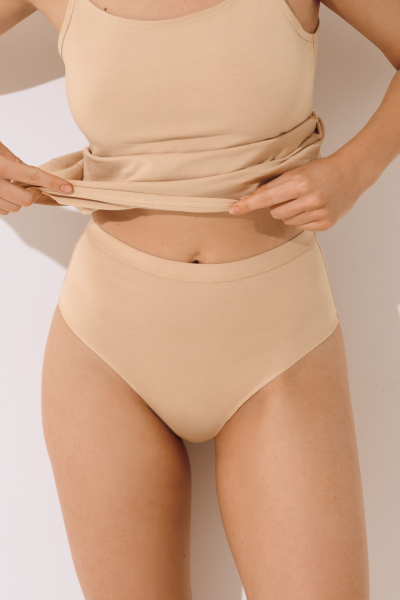 LISCA 022282 KAIA Taillen Slip mit Baumwolle M-XXL beige NU