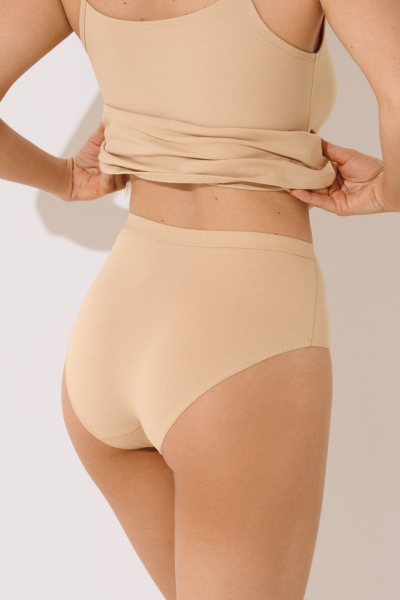 LISCA 022282 KAIA Taillen Slip mit Baumwolle M-XXL beige NU