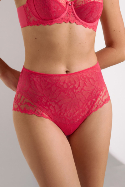 LISCA 022312 NATY Taillen Slip mit Spitze 38, 44, 46 flamingo coral FC