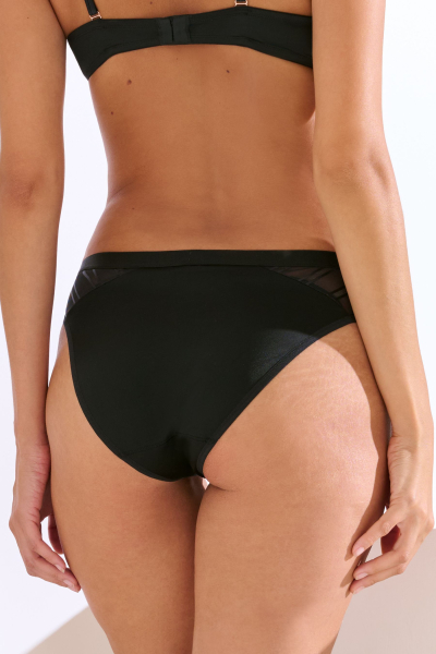 LISCA 022343 PRINCESS Slip mit Tüll 36-48 schwarz 02