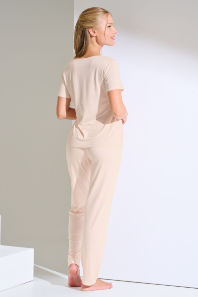 LISCA XXL Sonderpreis 023453 PATRICIA Pyjama / Schlafanzug light apricot LT