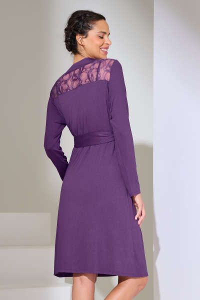 LISCA Gr. M SONDERPREIS 023456 PATRICIA Morgenmantel ultra violet V2