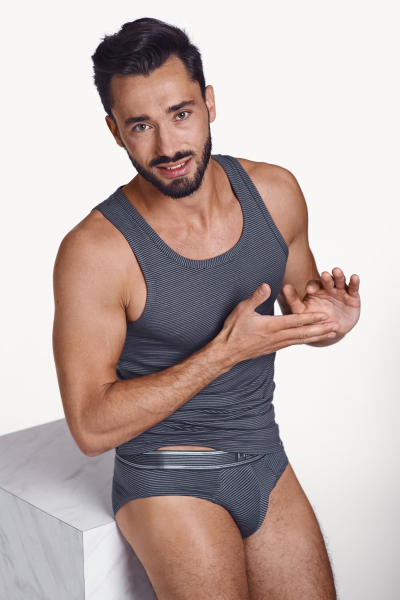 LISCA 031006 ZEUS Unterhemd S-XXL graphite grey GS