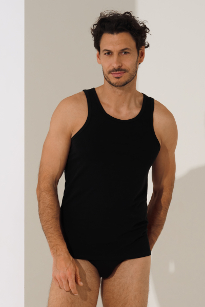 LISCA 031009 HERMES Unterhemd M-XXXL schwarz 02