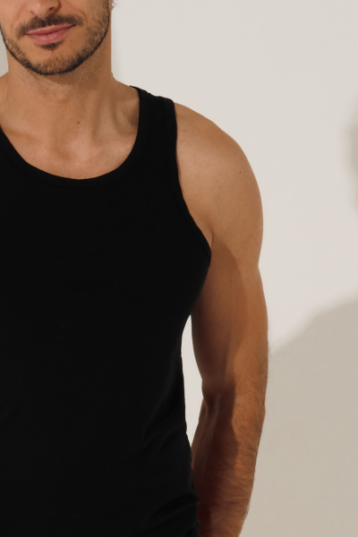 LISCA 031009 HERMES Unterhemd M-XXXL schwarz 02