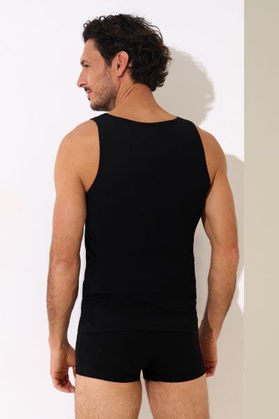 LISCA 031012 ODYSSEUS Unterhemd V-Ausschnitt S-XXXL schwarz 02