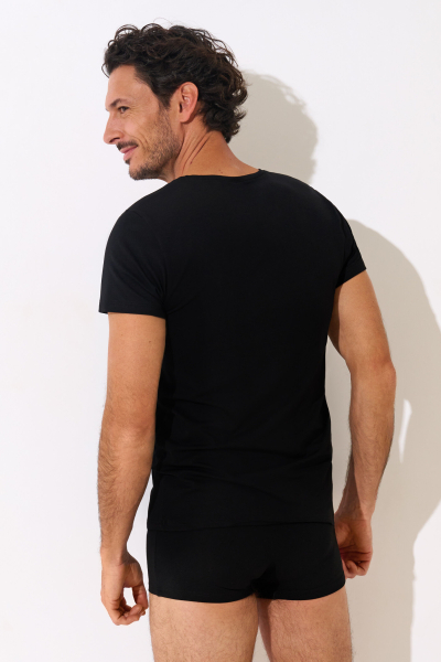 LISCA 031013 ODYSSEUS Unterhemd halbarm S-XXXL schwarz 02