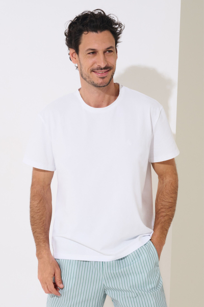 LISCA 035031 ARION Herren Pyjama / Schlafanzug S-XXL weiß 01