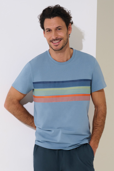LISCA 035032 TALOS Herren Pyjama / Schlafanzug S-XXL blue wind MV