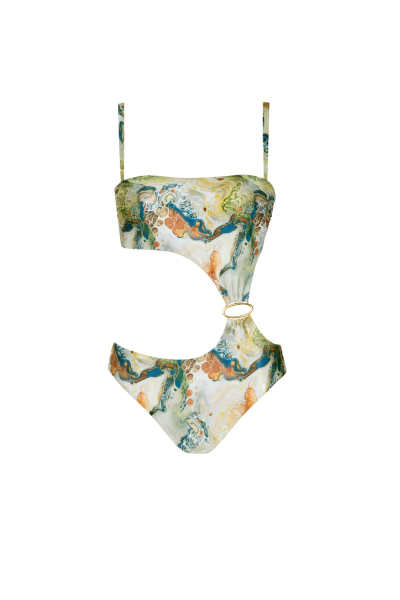 LISCA 40D Sonderpreis 043501 INDONESIA Badeanzug / Monokini olive green OZ