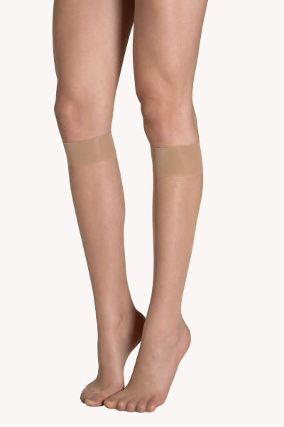 LISCA 051002 Pretty 15 Kniestrümpfe Onesize 2er Pack beige 22