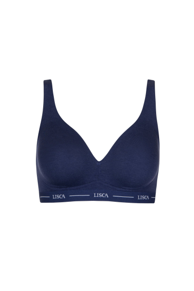 LISCA 060519 SUNFLOWER Soft-BH sportlich B-D, 70-80 ink blue IB