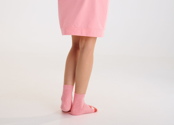 LISCA 061065 Socken Foxy / Fuchs Onesize M 35-38 / L 39-42 pink