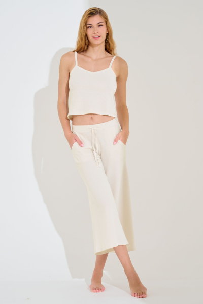LISCA 063486 FREELY Pyjama / Schlafanzug S-L natural white NW