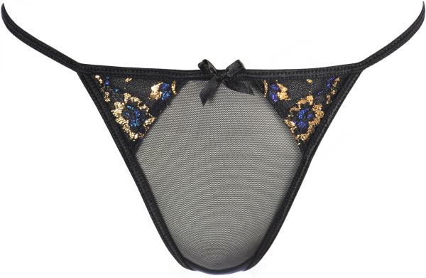 AXAMI 10270 Babydoll mit String S - XL schwarz V-10399