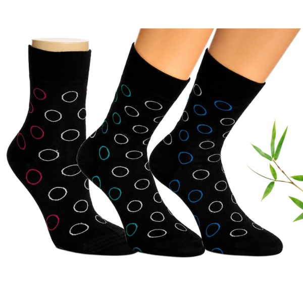 3 Paar RS. Harmony 11932 BAMBUS Socken schwarz 35-38, 39-42
