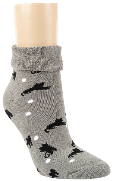 RS. Harmony 12793 Thermostrumpf "CATS grau" 2er Pack 35-38