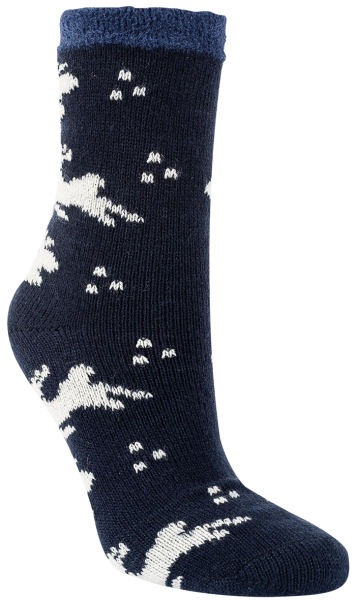 RS. Harmony 12806 Kuschelsocken "HIRSCH/TANNE" 1 Paar blau 35-38, 39-42