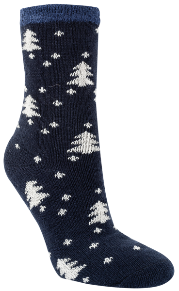 RS. Harmony 12806 Kuschelsocken "HIRSCH/TANNE" 1 Paar blau 35-38, 39-42