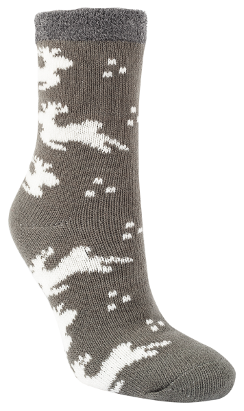 RS. Harmony 12806 Kuschelsocken "HIRSCH/TANNE" 1 Paar grau 35-38, 39-42