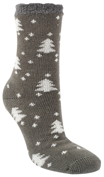 RS. Harmony 12806 Kuschelsocken "HIRSCH/TANNE" 1 Paar grau 35-38, 39-42