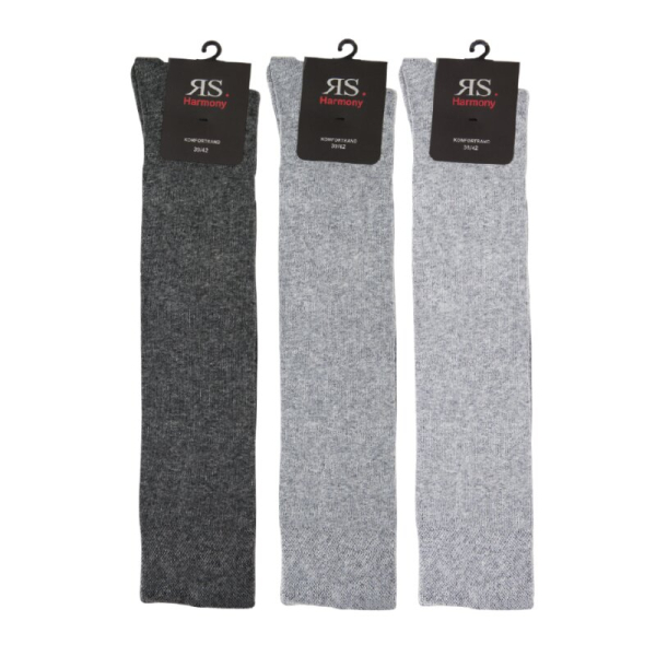 3 Paar RS. Harmony 13001 Kniestrümpfe SILVER 35-38, 39-42
