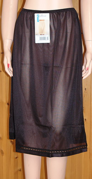 13230 Cybele / Südtrikot Halbrock / Unterrock Gr. 38 - 56 weiss schwarz puder