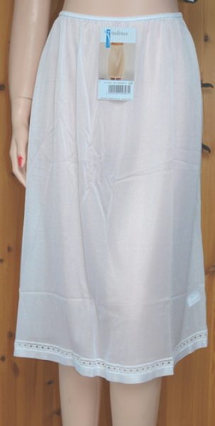 13230 Cybele / Südtrikot Halbrock / Unterrock Gr. 38 - 56 weiss schwarz puder