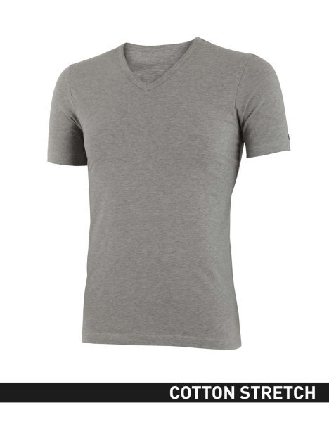IMPETUS Cotton Stretch UNTERHEMD V-Auschnitt 1/2 Arm 1351021
