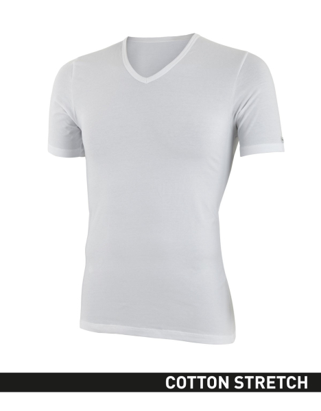 IMPETUS Cotton Stretch UNTERHEMD V-Auschnitt 1/2 Arm 1351021