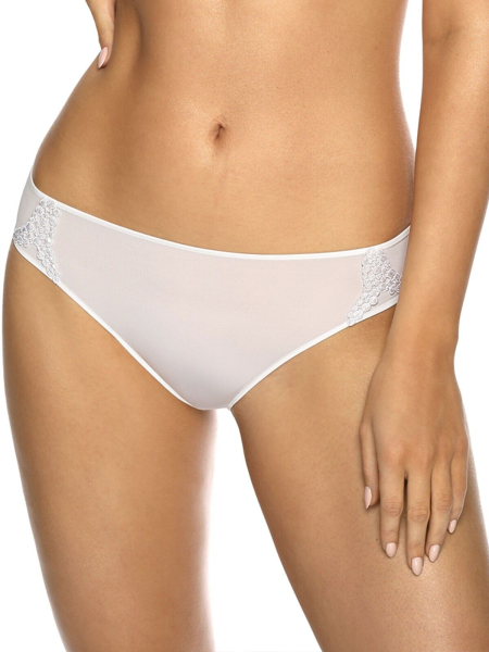 VIANIA 151114 CAROLA Slip mit Stickerei 36-50, weiß 100