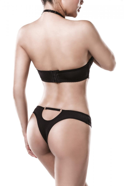 GREY VELVET 15119 Set Neckholder BH & Tanga S - XL