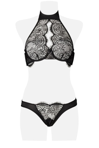GREY VELVET 15119 Set Neckholder BH & Tanga S - XL